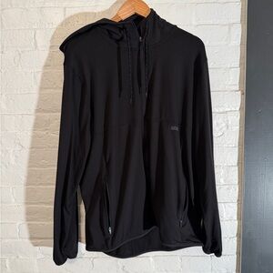 American Eagle Outfitters Black Zip-Up Hoodie
